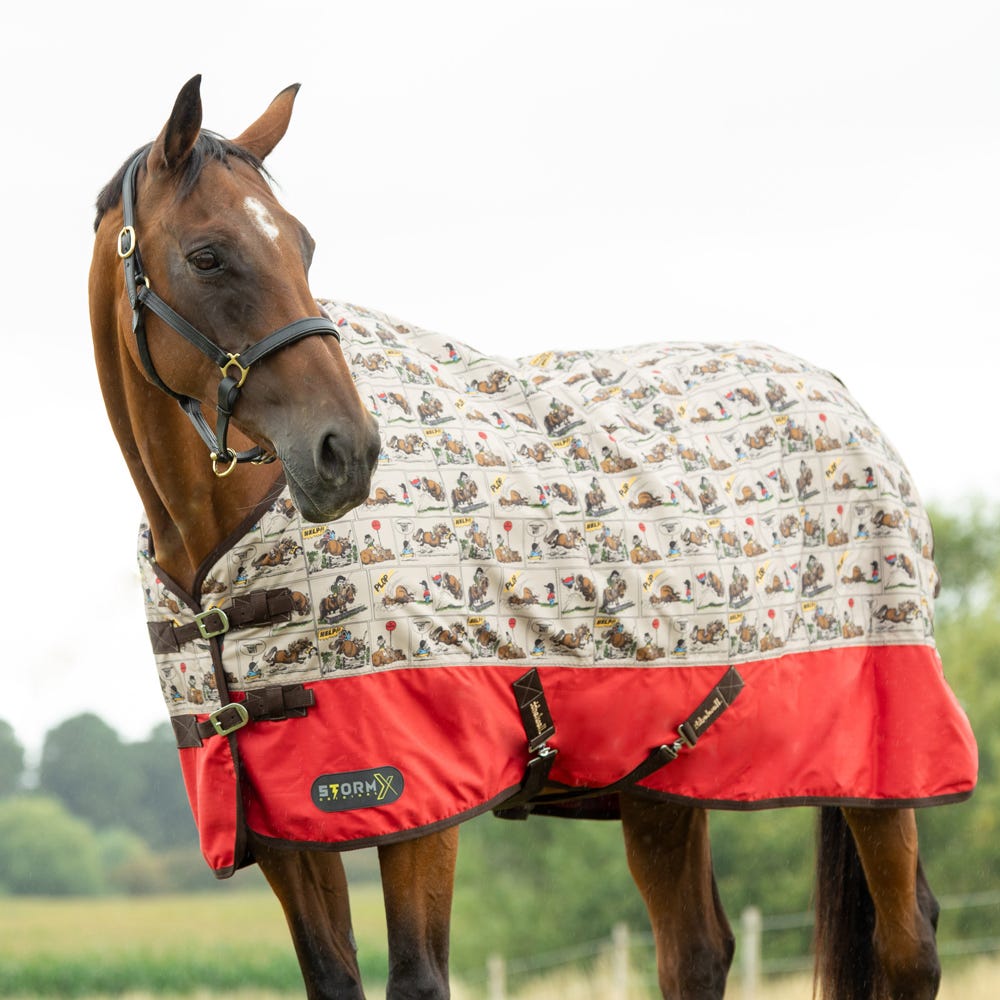 StormX Original 100 Turnout Rug - Thelwell Collection Comic Chaos image 2